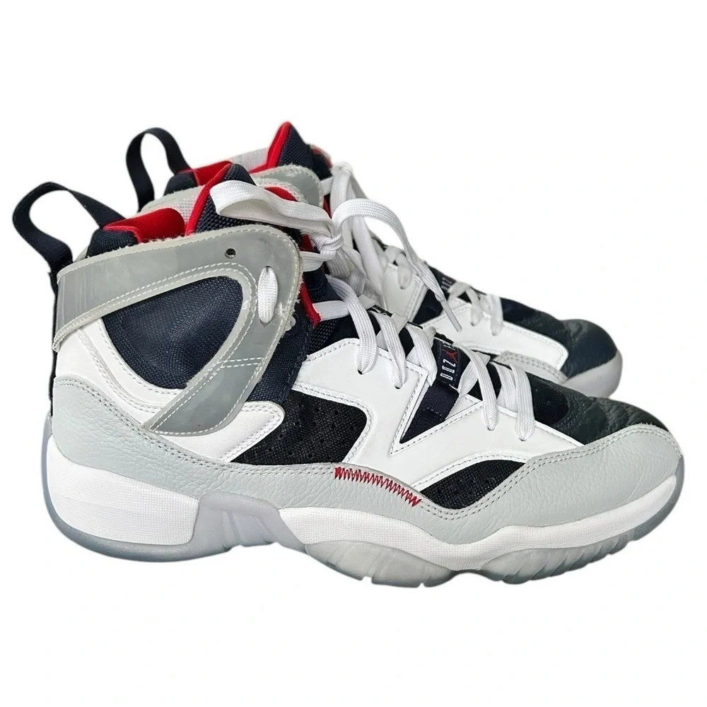NIKE JORDAN Jumpman XIV Two Trey Olympic Sneakers Leather Mid Tops Men’s Sz 8 EC